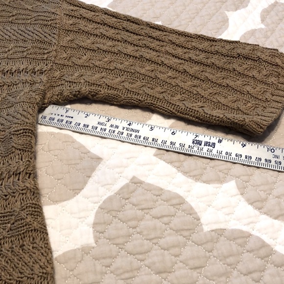 Chico’s 46”Long CableKnit Cardigan Sweater-💯% Cotton_PreOwned Perfect Condition - Picture 7 of 11